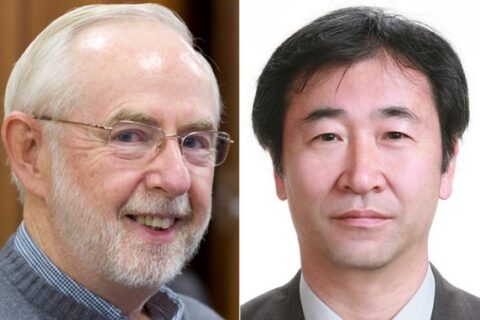 Arthur McDonald and Takaaki Kajita