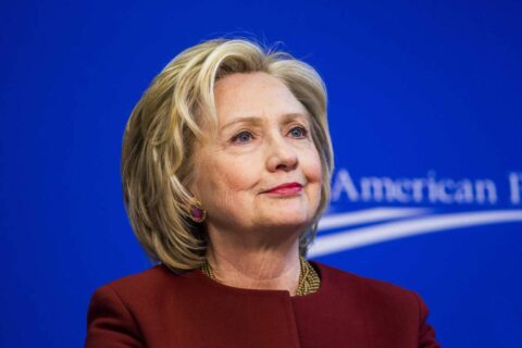 Hillary Clinton speaks in Washington