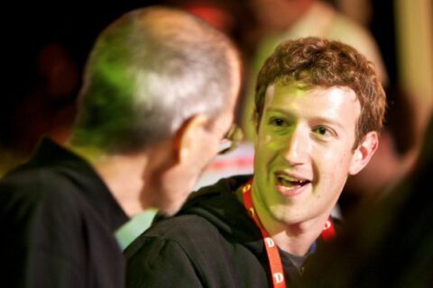 Steve jobs et Mark Zuckerberg | mac4ever.com