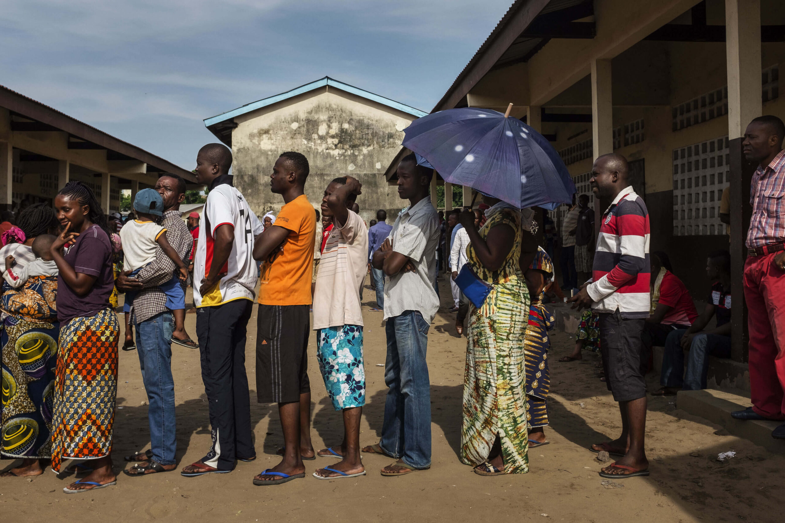 Des electeurs congolais