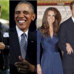 Jack Dorsey, le fondateur de Twitter, Barack Obama, Kate et William