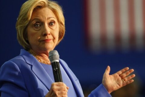 Democratic Presidential Candidate Hillary Clinton Campaigns In Louisville, Kentucky
