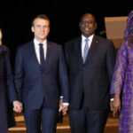 Couples présidentielle Francais et Sénégalais
