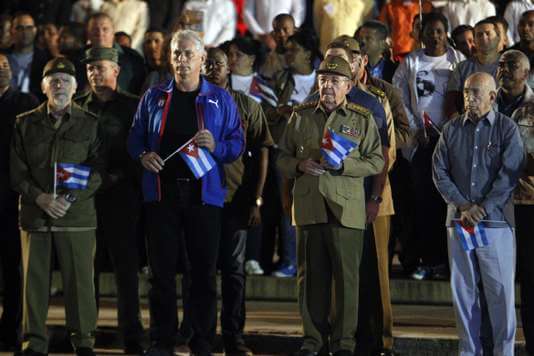 Raúl Castro et le vice President Miguel Diaz-Canel