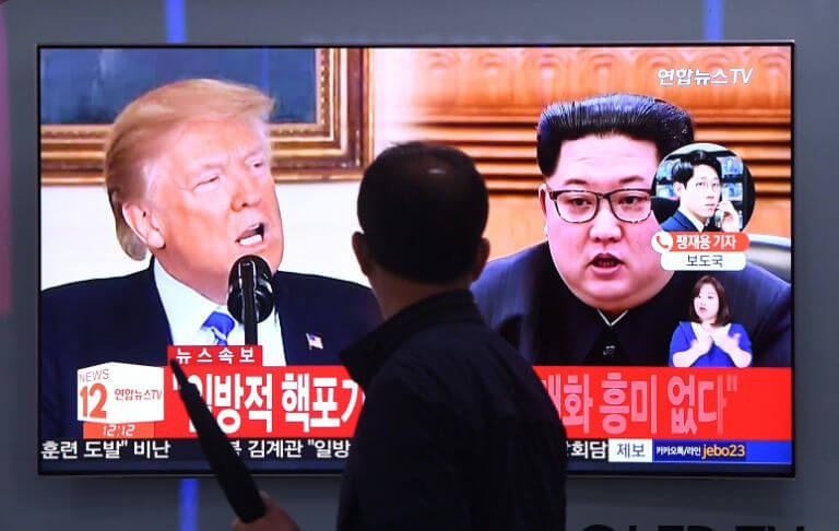 Donald Trump et le lead er nord-coréen Kim Jong Un