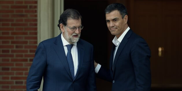 Mariano Rajoy et Pedro Sanchez