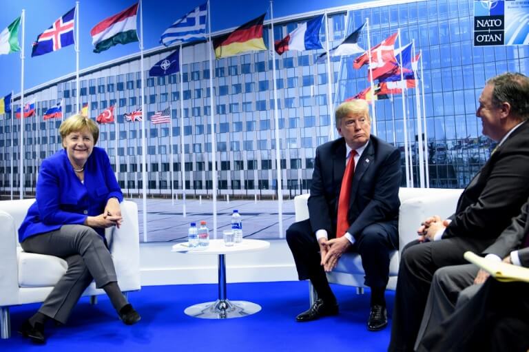 Angela Merkel et Donald Trump