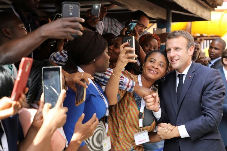 Emmanuel Macron au Nigeria