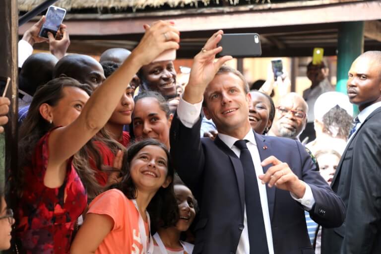 Emmanuel Macron au Nigeria