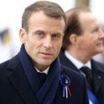 Emmanuel Macron et le maire de Morhange Jacques Idoux