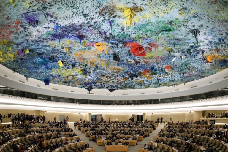 salle de réunion au siège de l'ONU