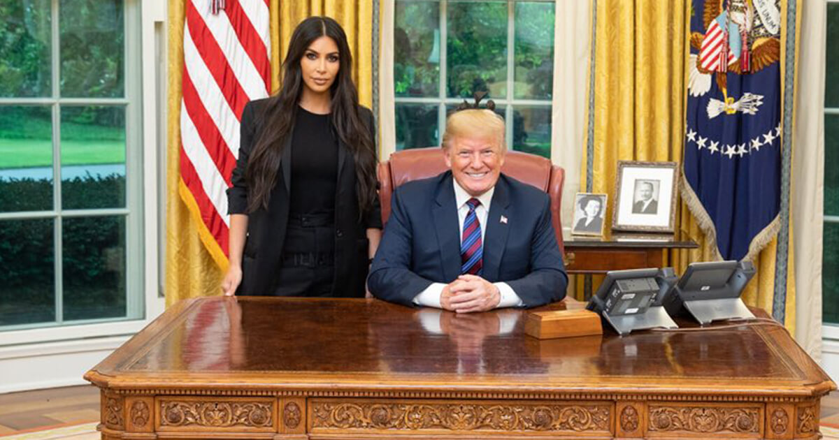 Kim Kardashian et Donald Trump