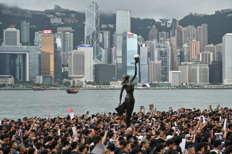 Manifestants a Hong Kong