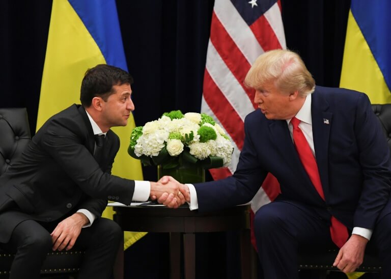 Volodymyr Zelensky et Donald Trump 