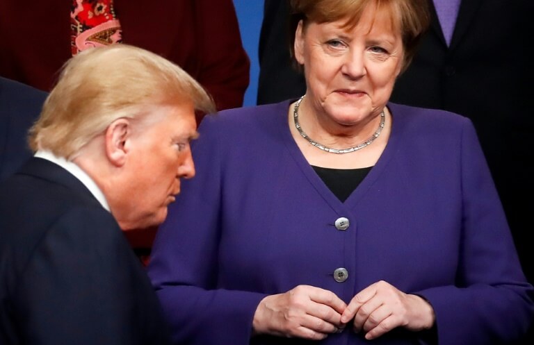Donald Trump et Angela Merkel