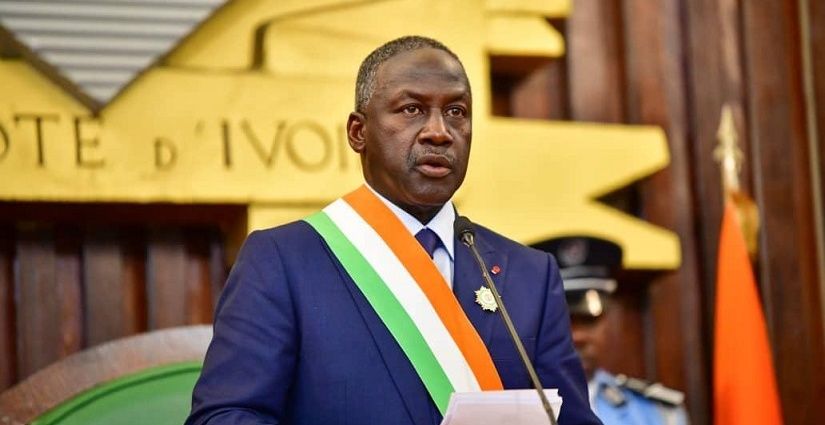 Adama Bictogo nouvellement élu président de l'Assemblée nationale