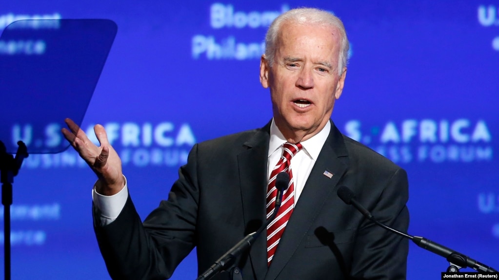 Joe Biden s'adresse au Forum des affaires américano-africain à Washington le 5 août 2014