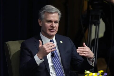 Le directeur du FBI, Christopher Wray