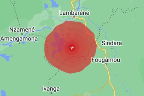 un séisme de magnitude 5,5 a été ressenti au Gabon