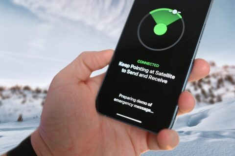 Smartphone Andoid - SOS d'urgence par satellite