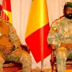 Les presidents de transition du Burkina Faso and Mali, Ibrahim Traore et Assimi Goita