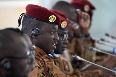 Le président du Burkina Faso Ibrahim Traore