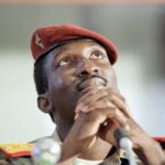 Le capitaine Thomas Sankara, président du Burkina Faso