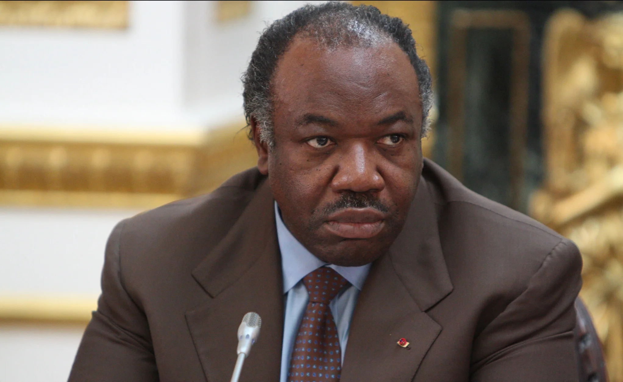 Ali Bongo, ancien président du Gabon, lors de la conférence sur la sécurité climatique à Londres, le 22 mars 2012. 