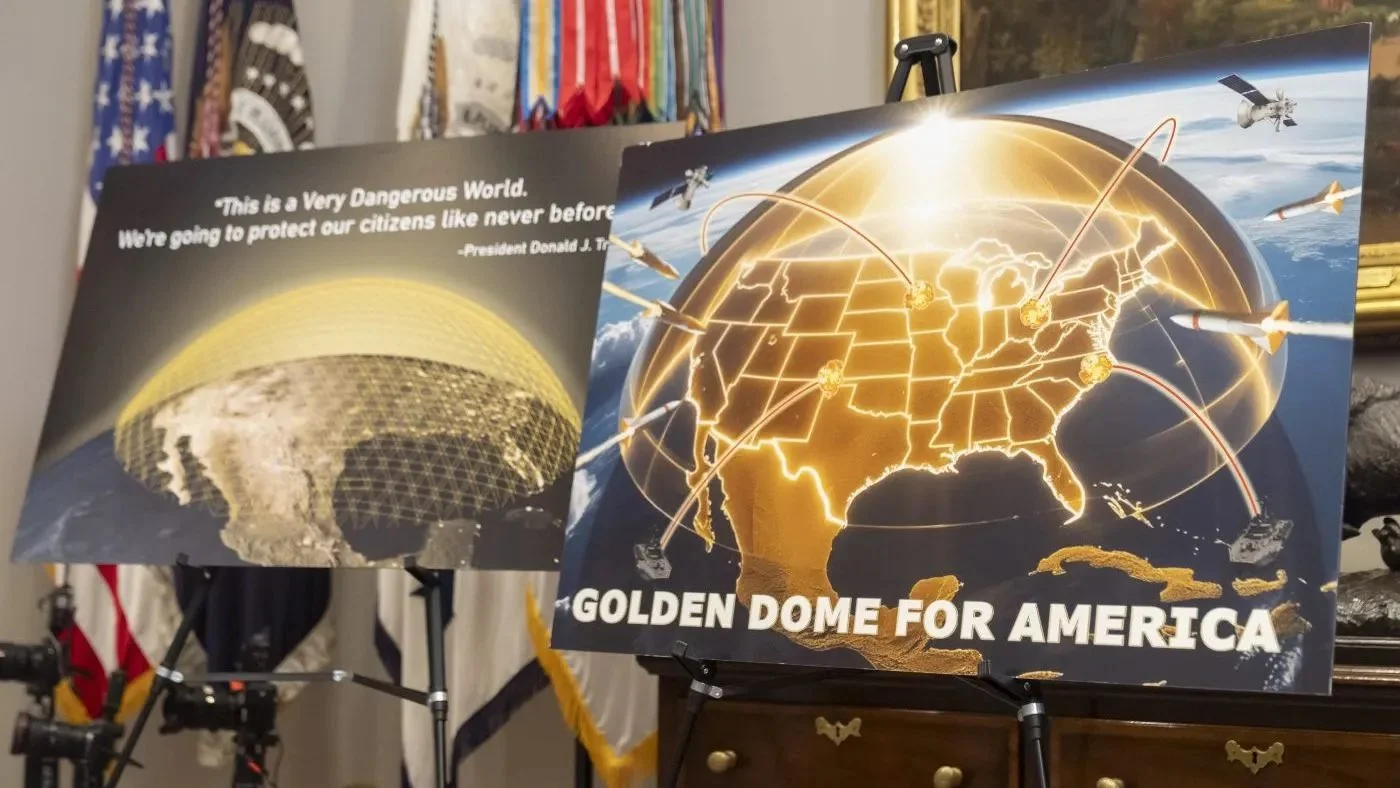 Donald Trump dévoile un projet de bouclier antimissile baptisé « Dôme d'or ». 